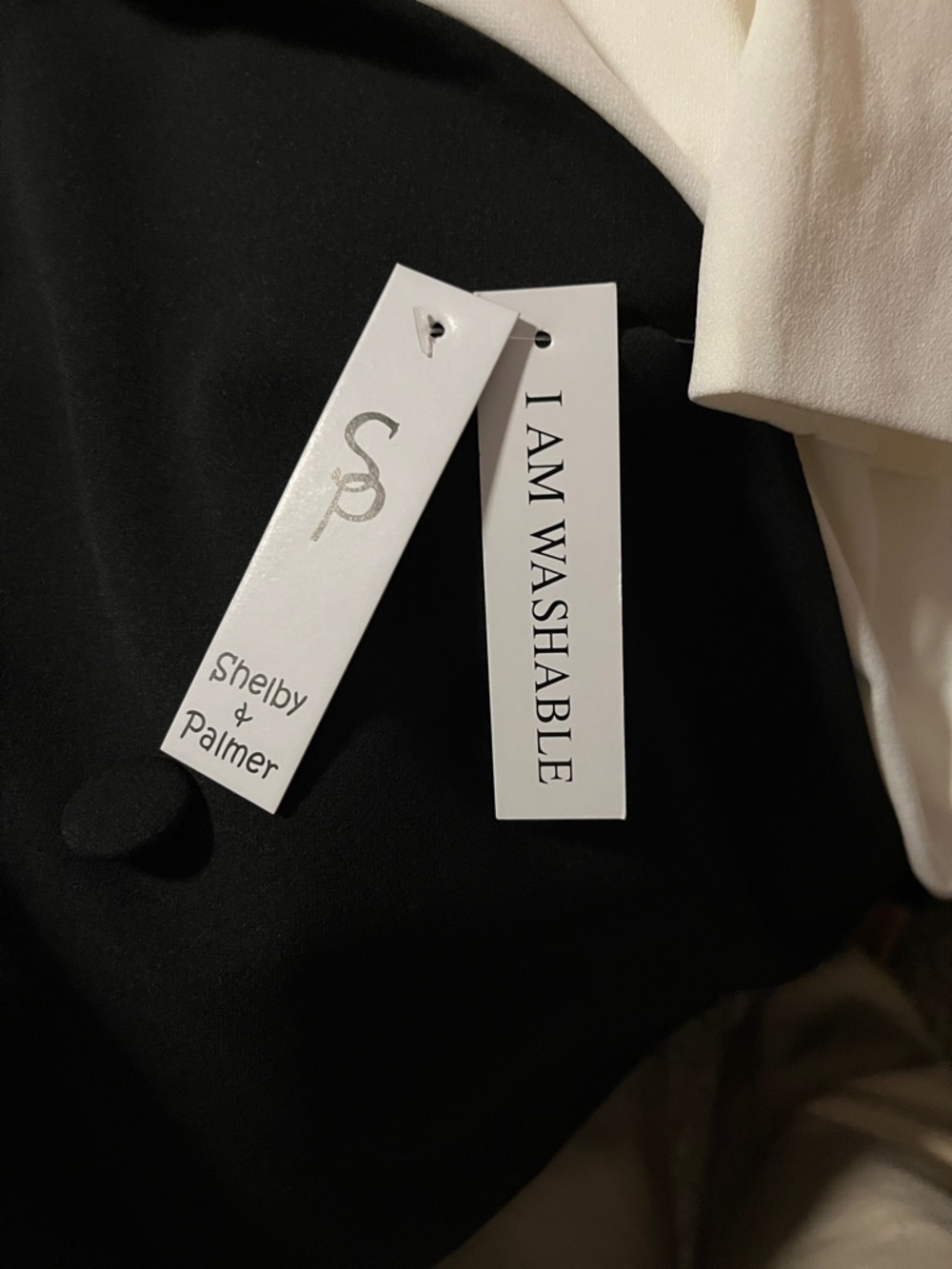 Shelby & Palmer Black and White Colorblock Blazer Dress - Picture 6 of 6